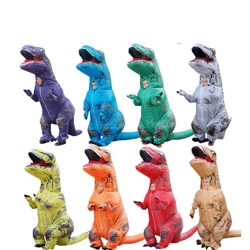 T-REX Inflatable Children's Clothing  Jurassic Tyrannosaurus Rex Thanksgiving Christma Dinosaur Anime Cosplay Party Show